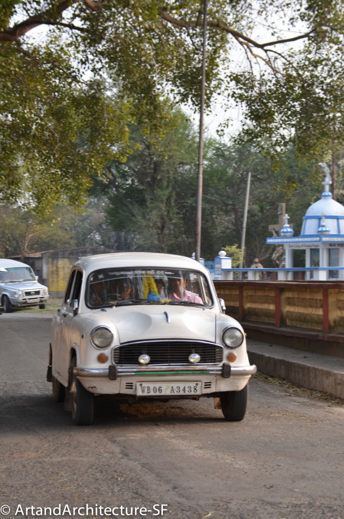 An Ambassador car in Kalna