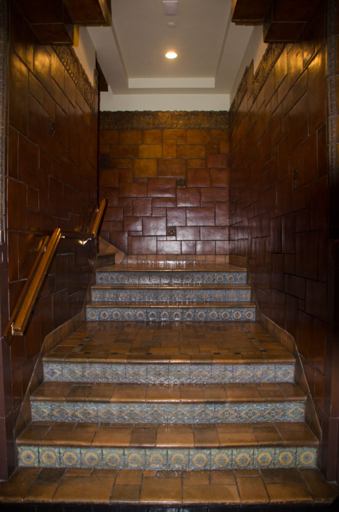 A small sampling of the tile work throughout the lobby