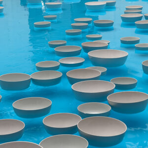 Céleste Boursier-Mougenot at the Bourse