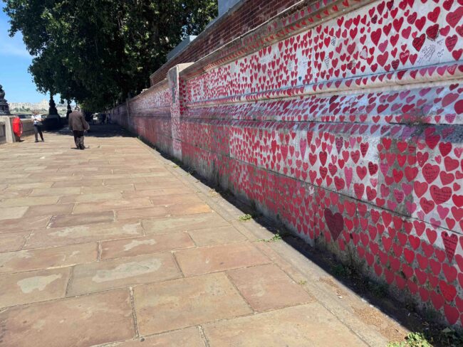 National Covid memorial wall london