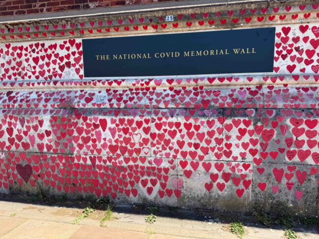 National Covid memorial wall London